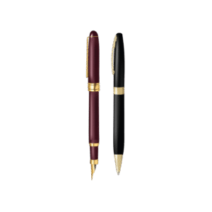 Maroon Black Pen