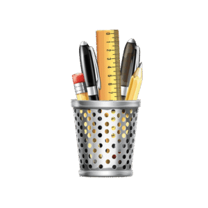 Grey organizer Pen